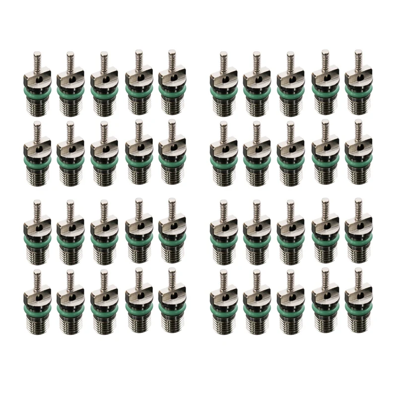 40Pcs Car AC R134A Valve Core Needles Assortment 134A Refrigerant Heat Resistant