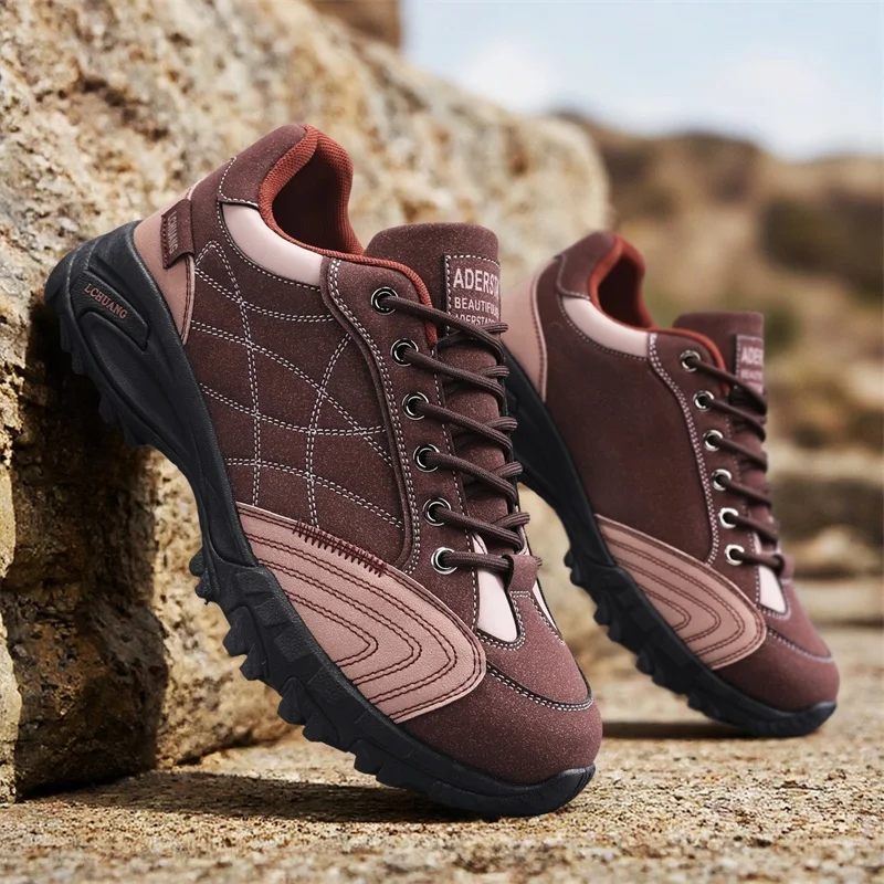 

Outdoor Hiking Shoes For Men Anti-slip Casual Sneakers Trekking Durable Men's Safety Shoes Comfort Camping Hunting Sneakers Man