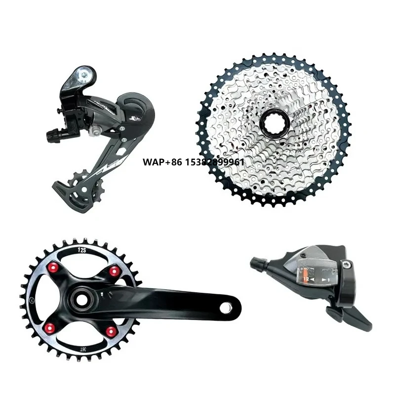 

Redland Bicycle Parts Mountain Bike 12 Speed Derailleur Groupset Bike Rear Derailleur Bicycle Shifting Lever