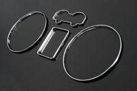 Premium Grade Chrome Speedometer Gauge Dial Rings Bezel/Trim for VW Golf 4 MK4 Passat 3B B5 T4 Van