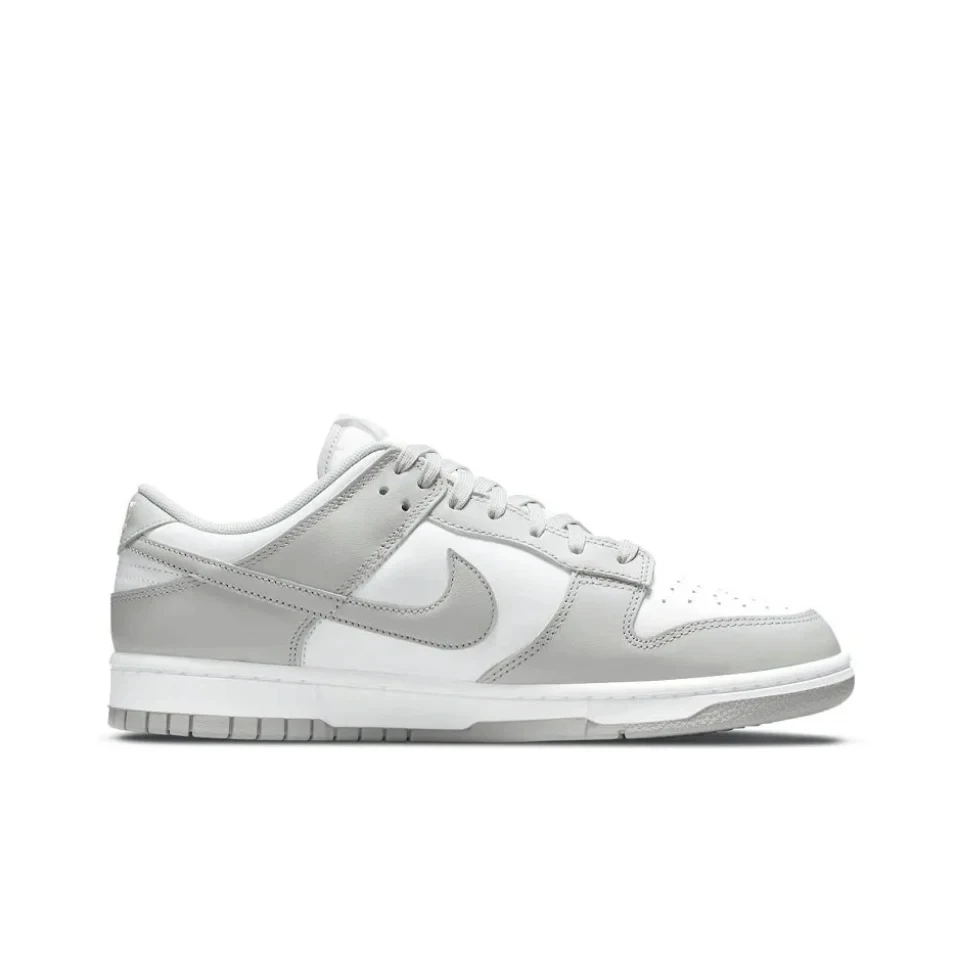 Nike Dunk Low Men Women Skateboarding Shoes Classic Unisex Sneakers Gray White