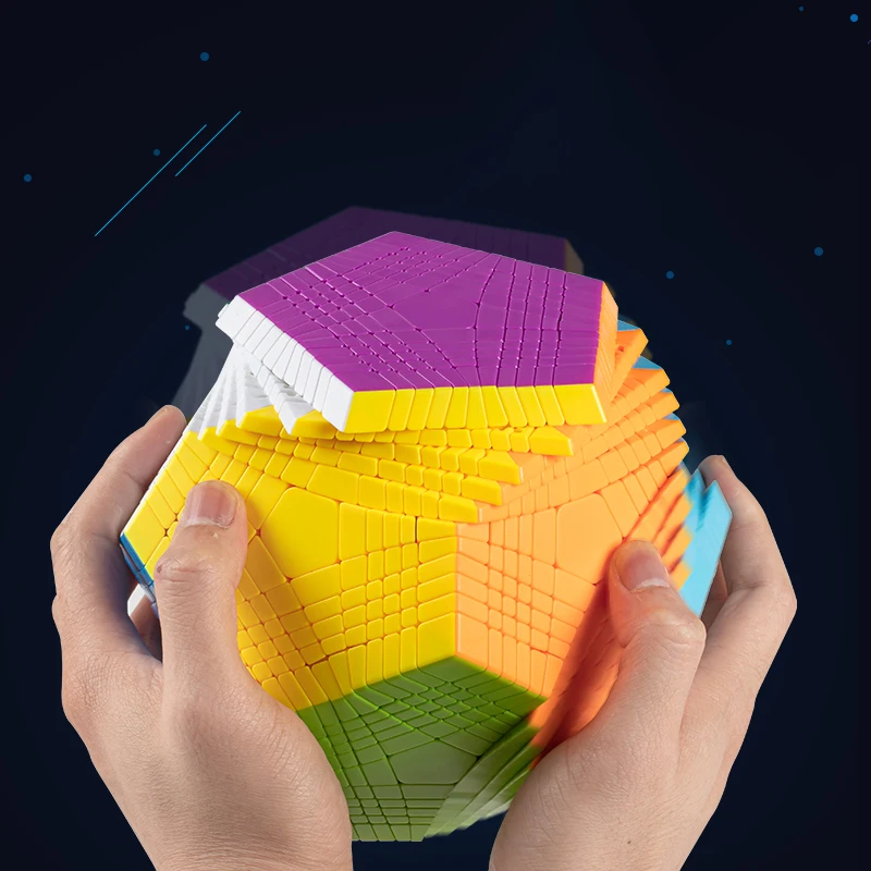 [CubeFun]ShengShou 11x11 Megaminx Examinx Magic Cube Stickerless Puzzle SengSo Dodecahedron 12 Faces Professional Games Toys