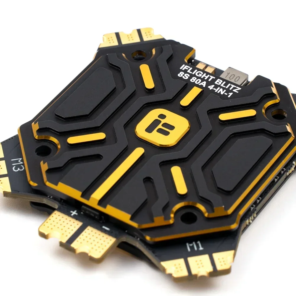 

IFlight BLITZ E80 PRO 4in1 ESC 2-8S LIPO with CNC Alum Cover
