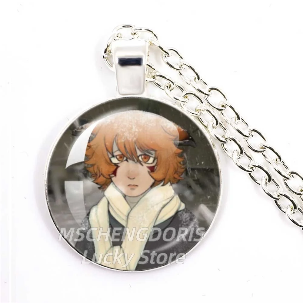 Boyfriend To Death BTD Ren hana Funny Meme Cartoon Glass Pendant Chain Necklace Charm Jewelry Fans Souvenir Collect Gift