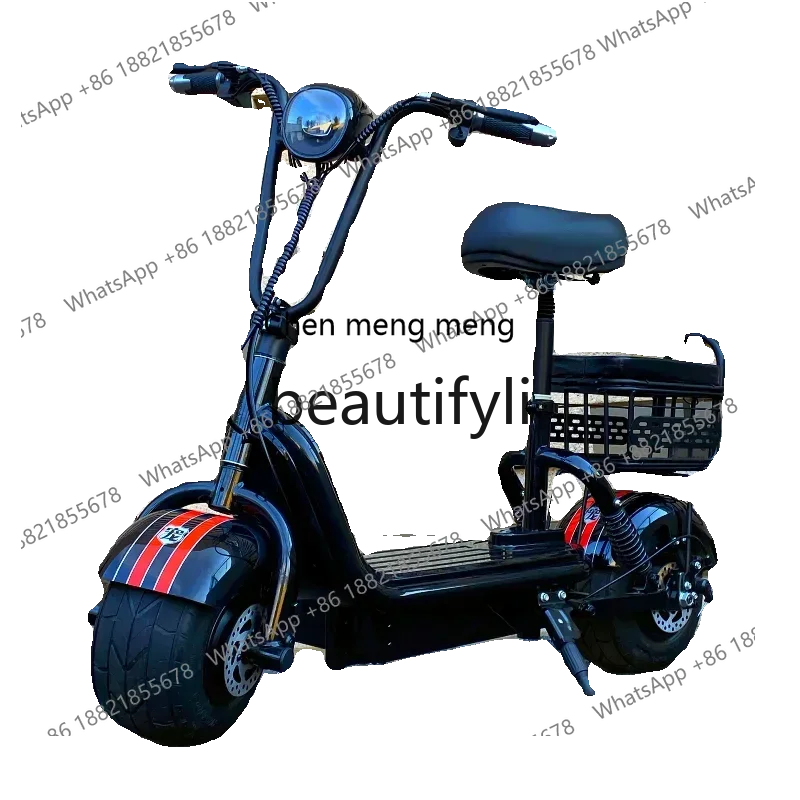 

Z189 Small electric vehicle scooter scooter lithium battery mini foldable battery car