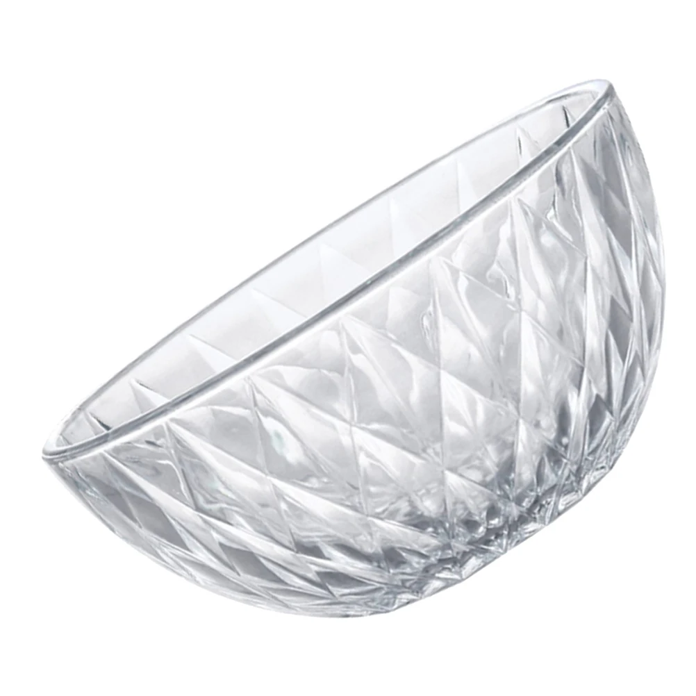

Crystal Diamond Pattern Glass Salad For Fruits Vegetables Snacks Home Restaurant Hotel Use Fruit Bowl Food Serving Bowl Kitchen
