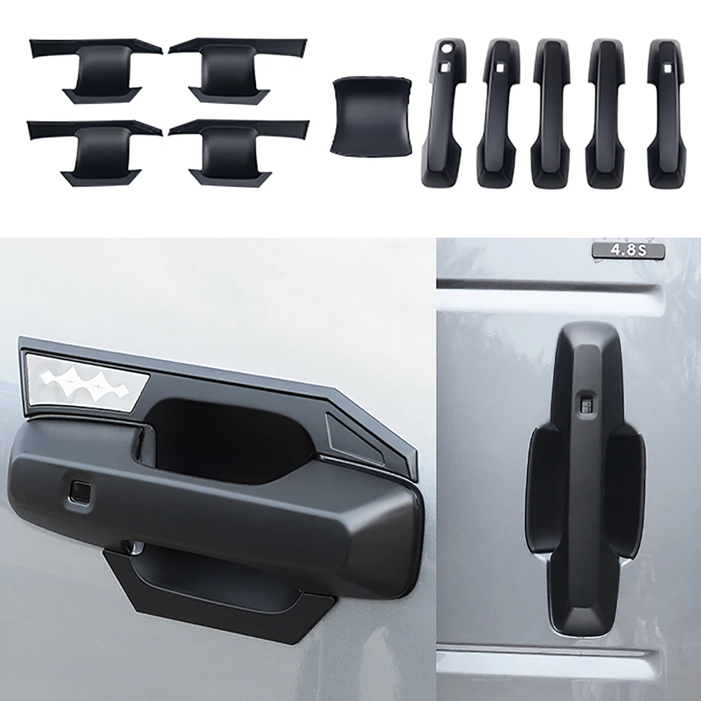 

Автомобильная черная матовая крышка дверной ручки, подходит для BYD Equation Leopard 5, внешняя дверная ручка, аксессуары для внешней модификации ﻿