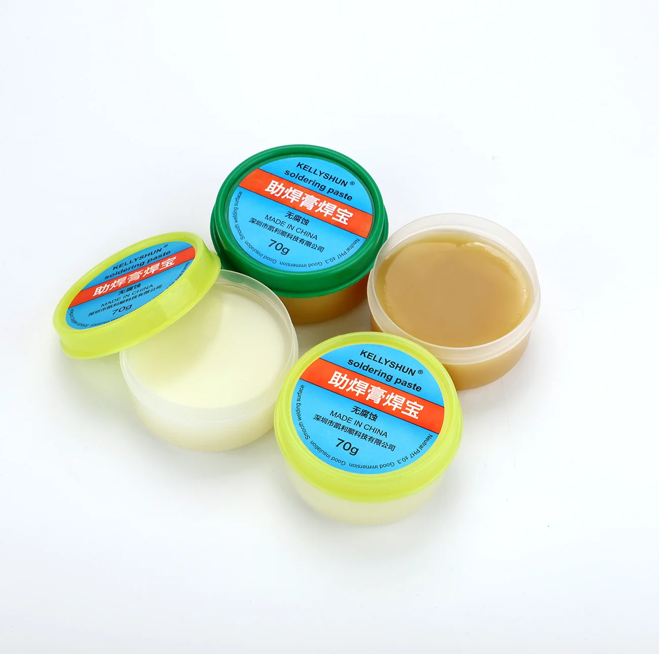 KELLYSHUN Rosin Solder Paste Solder Treasure Solder Paste Repair Soldering Solder Oil Planting Tin Planting Ball Flux Package