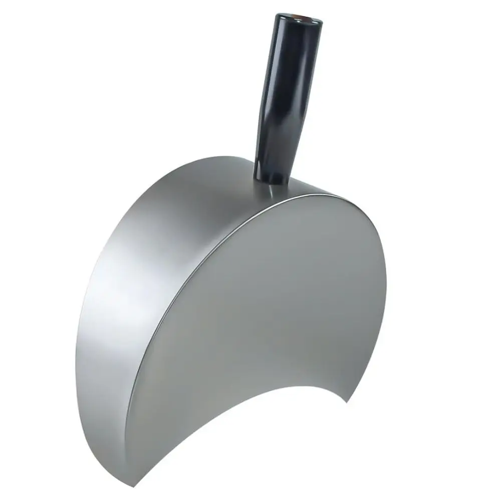 

Crescent Shape Barbecue Shovel Stainless Steel Rust-proof Kebab Doner Shovel Handheld Anti-scalding Handle Meat Catcher