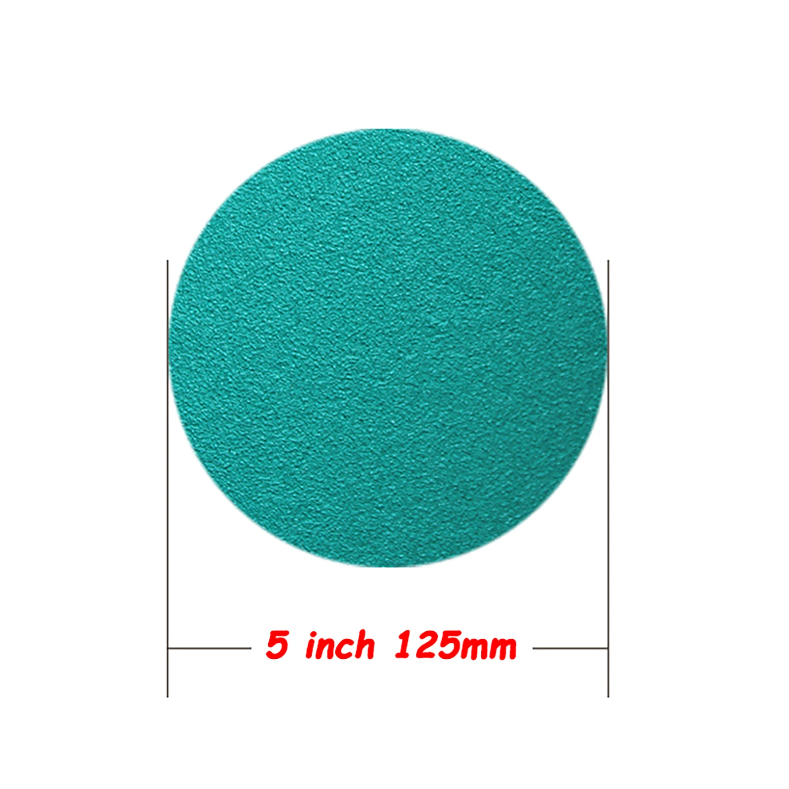 10Pcs 5 Inch 125mm Hook and Loop Polyester Film Sandpaper Wet and Dry Sanding Disc Abrasive Polishing Tools 60-2000 Grit