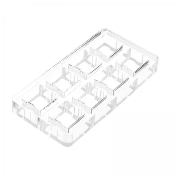 Acrylic Transparent Switch Tester Storage Base High Quality Spare Parts for Mechanical Keyboard Testing