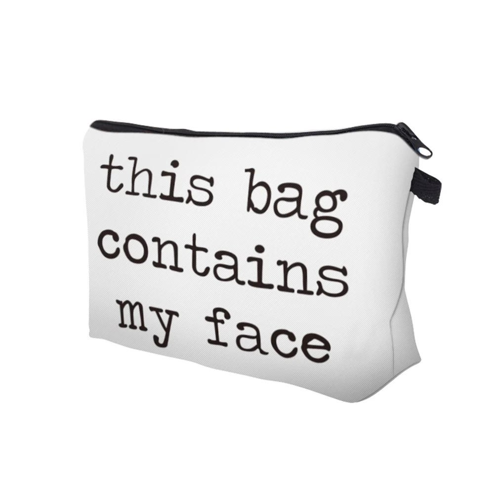 

Makeup Bag Women Printing Pouch Toiletry Purse Travel Zipper Case For Cosmetics Brush Storage Organizer
