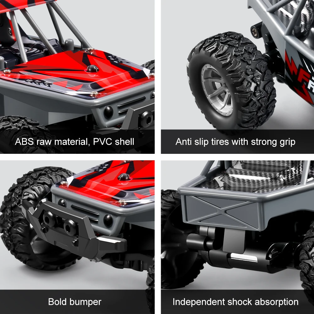 1:32Proporcyjny samochód zdalnie sterowany, zdalnie sterowany samochód maks. 20 km/h, 2,4 GHz szybki terenowy elektryczny samochód zabawkowy na