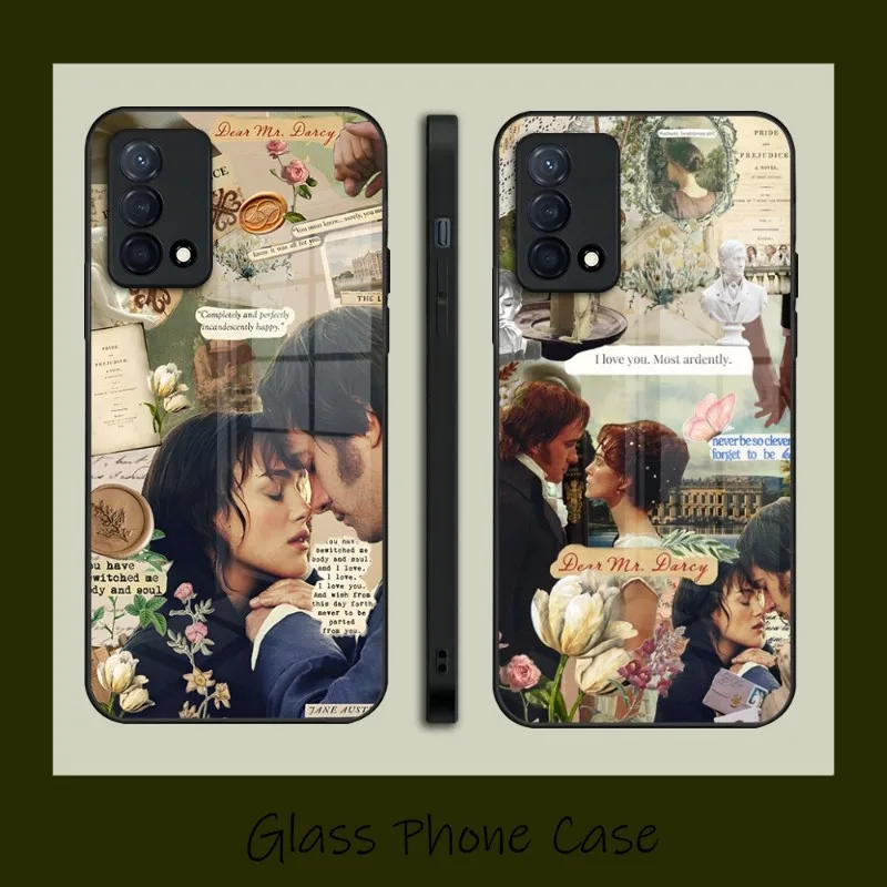 Pride & Prejudice Movie Phone Case Glass For OPPO FindX3 X3Pro X5Pro K7 K9 Reno 6 6Z 7SE 4 5F A54 A53 A92S A93S A95 Coque