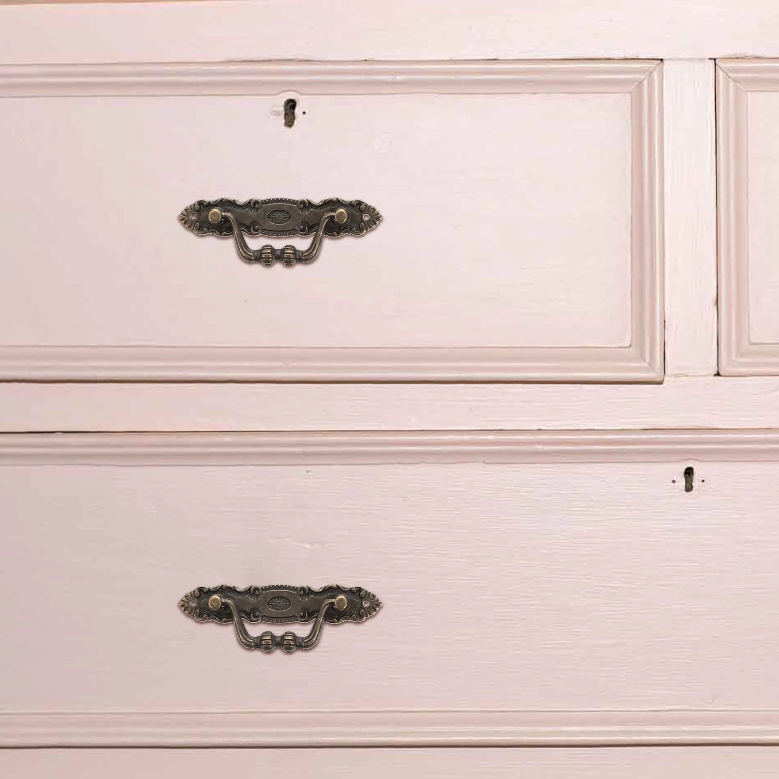 

3pcs Cabinet Handles Drawer Pulls Door Knobs Zinc Alloy Rustproof Furniture Hardware Gold Finish for Kitchen Wardrobe Glass