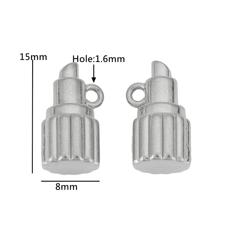 3pcs Lipstick Rabbit Conch Lovers Charms Pendants