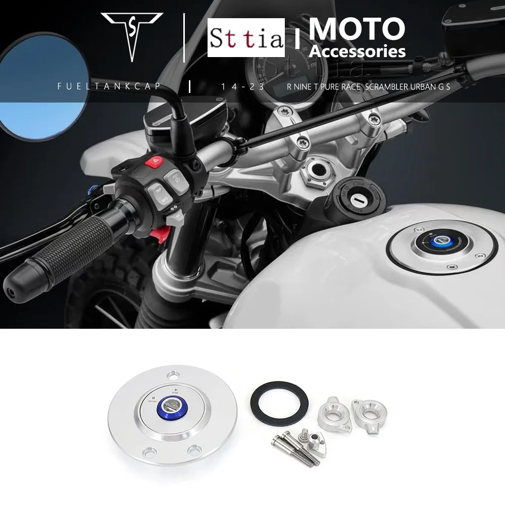 

Motorcycle Aluminum Fuel Tank Cap Cover For BMW R NINE T Pure RNINET Scrambler R nineT Racer Rninet Urban G/S Gas Tank Covers