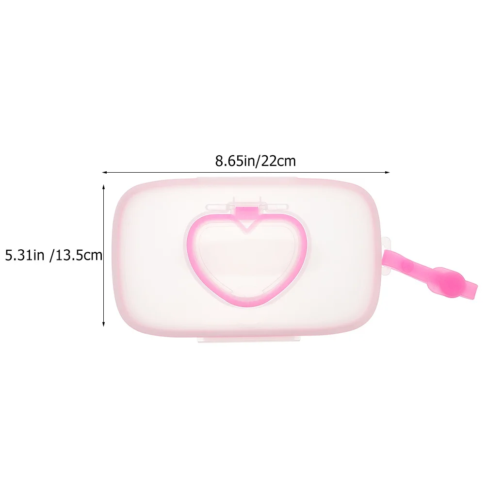 2Pcs Portable Wipes Dispenser Travel Wipe Storage Box Wipe Holder Lightweight Wipes Case Portable for Home Outdoor