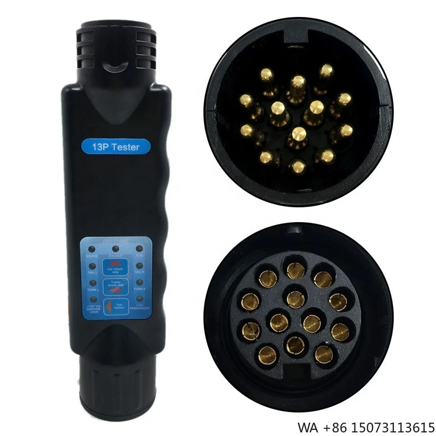 Trailer Tester 7/13 Pin Trailer Caravan Socket Tester 12 V 7 Pin / 13 Pin Car Tow Truck Trailer Light Wiring Cable