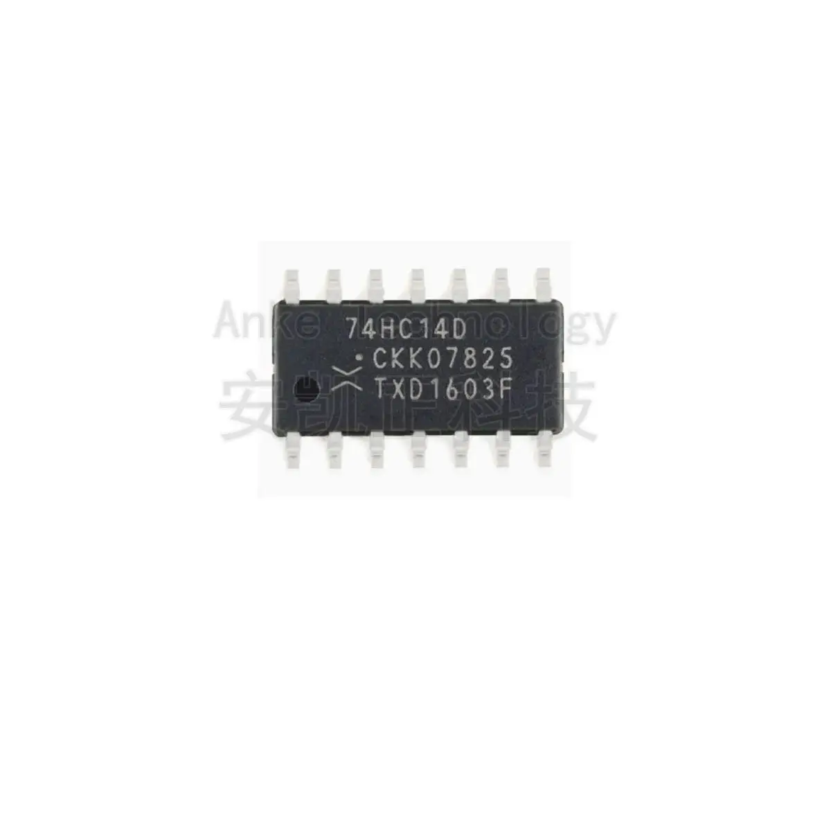 

Original genuine 74HC14D, 653 SOIC-14 Hex Inverting Schmitt Trigger Logic Chip 10pcs