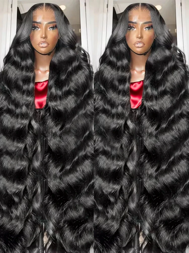 

Парик из натуральных бразильских волос 300% плотности, 13x6, с эффектом Body Wave, 40-46 дюймов, 13x4, 360, полностью свободные волны, с кружевной передней частью, для женщин, предварительно выщипанный