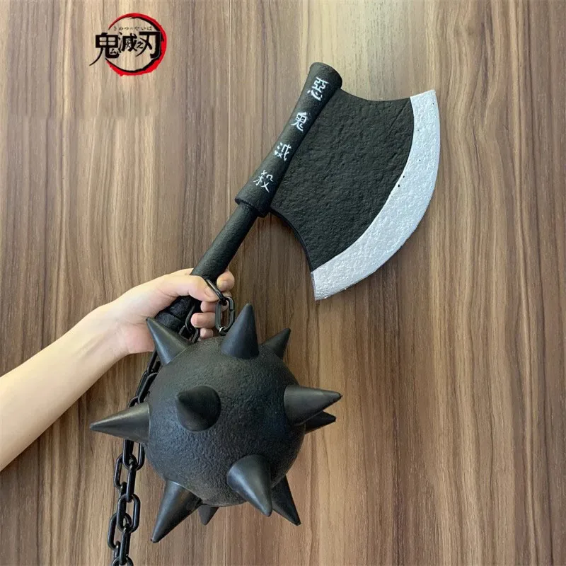 

100cm Demon Slayer Weapon Himejima Gyomei Nichirin Blade Cosplay Props Model Anime Figures Ornaments Party Christmas Gifts Toys