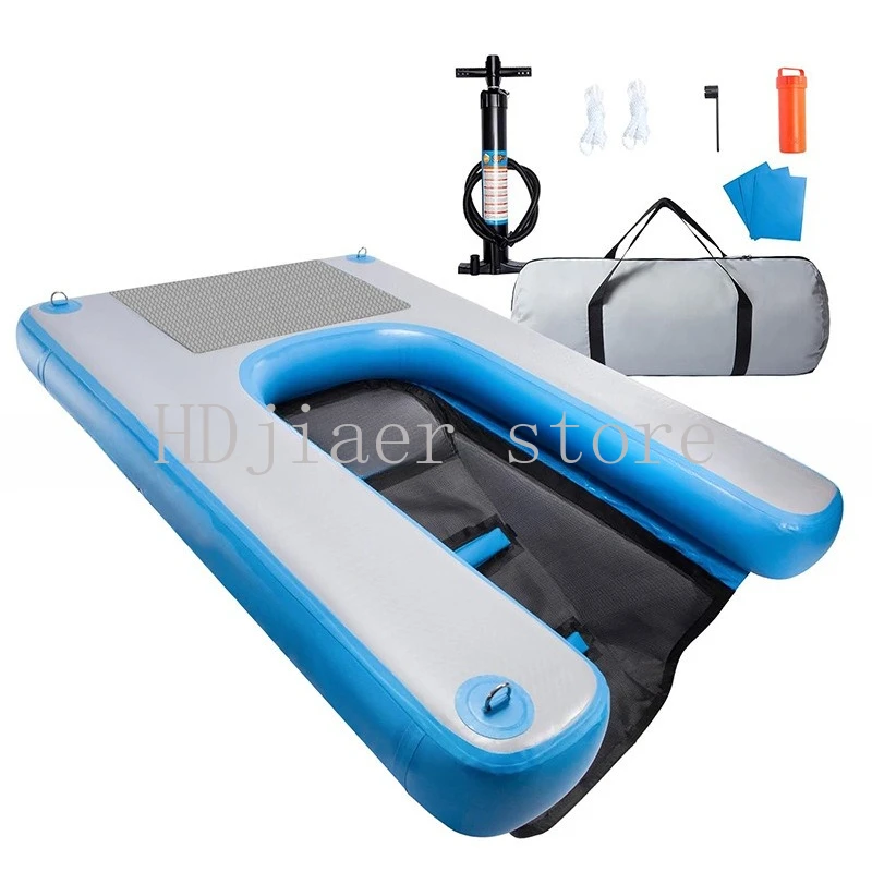 

New pet dog ladder, dog water toy, inflatable dog float