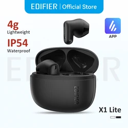 에디파이어 X1 라이트 트루 와이어리스 이어버드 블루투스 5.4 이어폰 무선 헤드폰 경량 IP54 28시간 재생시간
