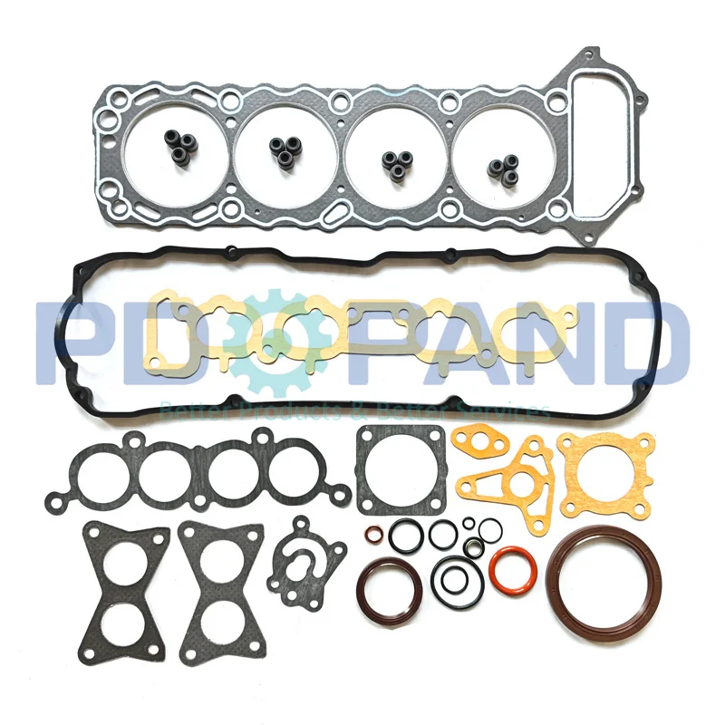 OEM Spec KA24E KA24-E 2.4 Fit Nissan 200SX 240SX D21 D22 PICKUP PRAIRIE SERENA TERRANO Engine complete Full Head gasket Seal Kit
