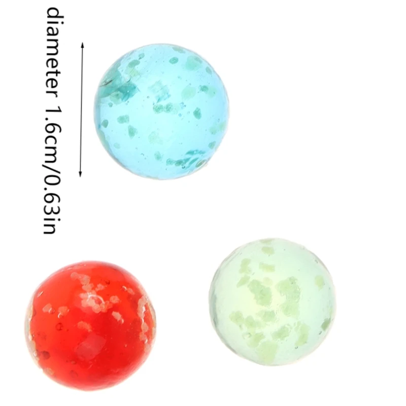 

10,5 шт. 1,6 мм блестящий стеклянный шар, светится в темноте, разноцветные шарики для мраморных игр и пинболов для детей.