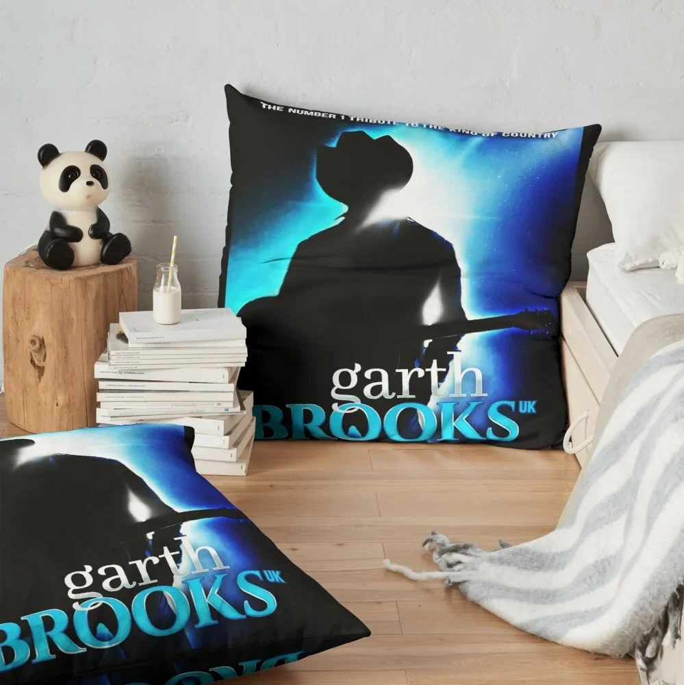 Country Music By Garth Brooks Tour International Pattern Square Pillow Case Sofa Decorative Throw Pillow Cushion Cover