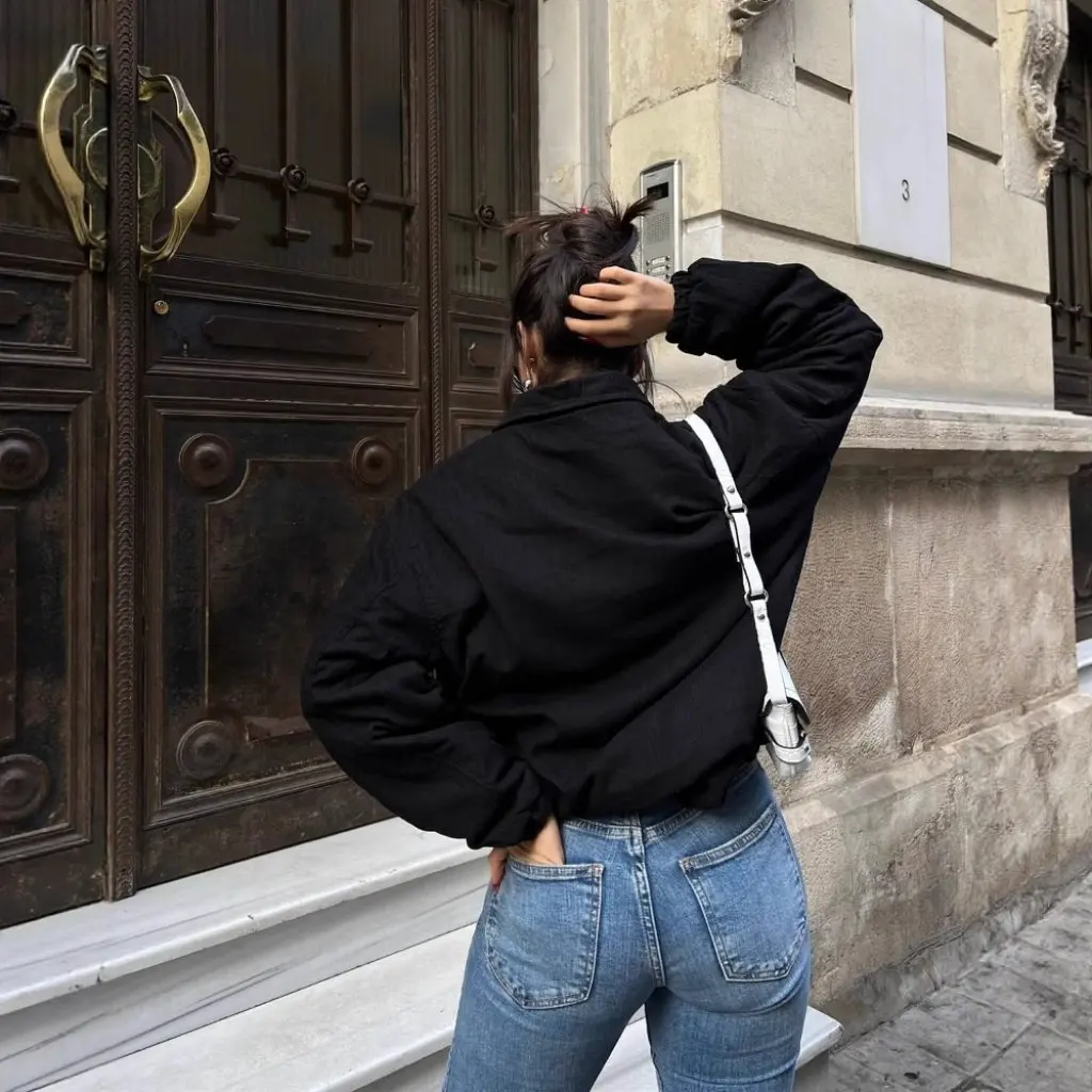 

Women's Solid Color Long Sleeve Cardigan Jacket Autumn New European American Style Loose Stand Collar Zipper Sweatshirt