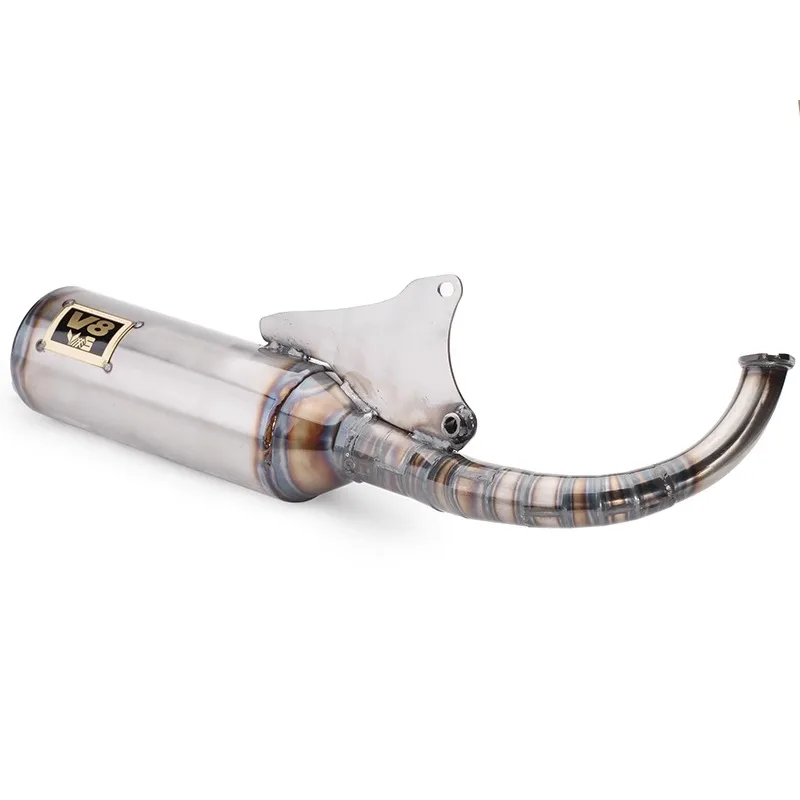 Full Exhaust System, Muffler For JOG2 JOG90 JOG50 JOG 2T EX Poche Scooter, V8