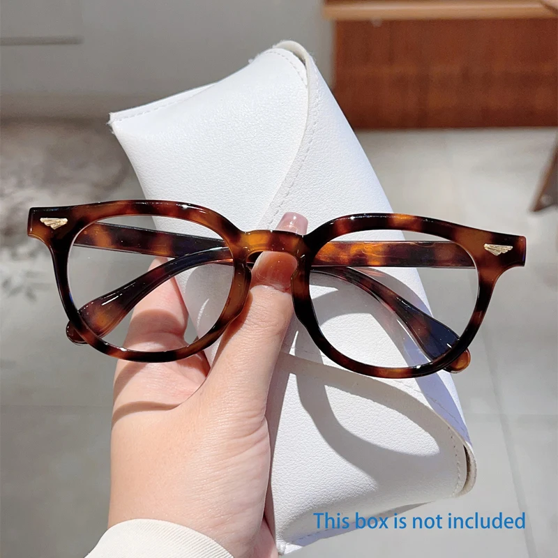 KAMMPT خمر النظارات المستديرة النساء موضة جديدة لون الحلوى حافة الضوء الأزرق حجب الإطارات البصرية النظارات العصرية الكورية نمط