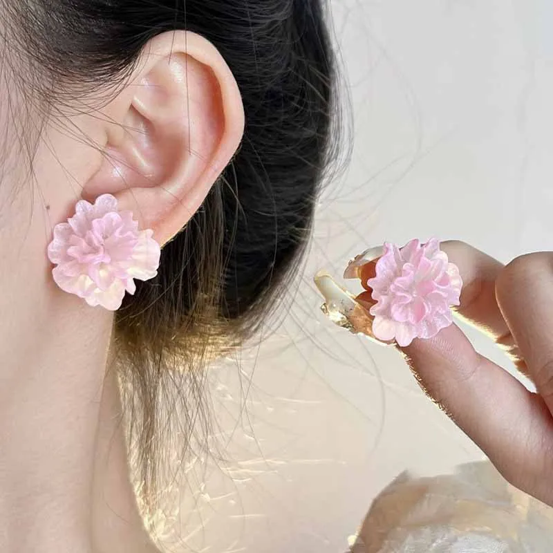 Серьги-гвоздики-из-серебра-925-пробы-с-цветами-в-богемном-стиле-красные-синие-белые-для-женщин-модные-корейские-серьги-цветы-2026-года