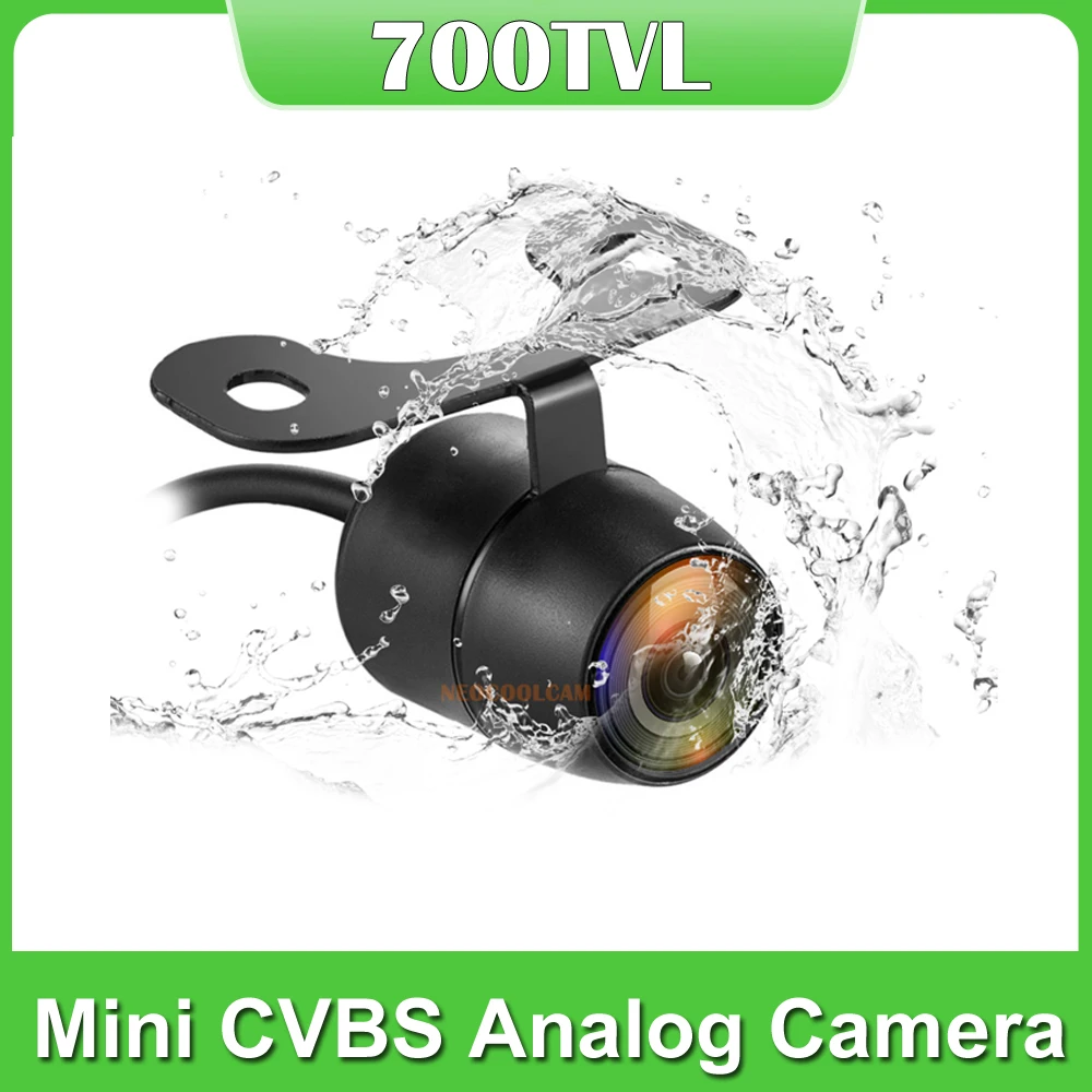 Universal Front View Camera Outdoor Waterproof Mini CVBS Analog Security Camera For Car Front View Parking Camera