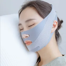 Face-Lift With Sleep Face V Shaper fasciatura dimagrante per il viso rilassamento forma Lift riduce il doppio mento massaggio con fascia sottile per il viso