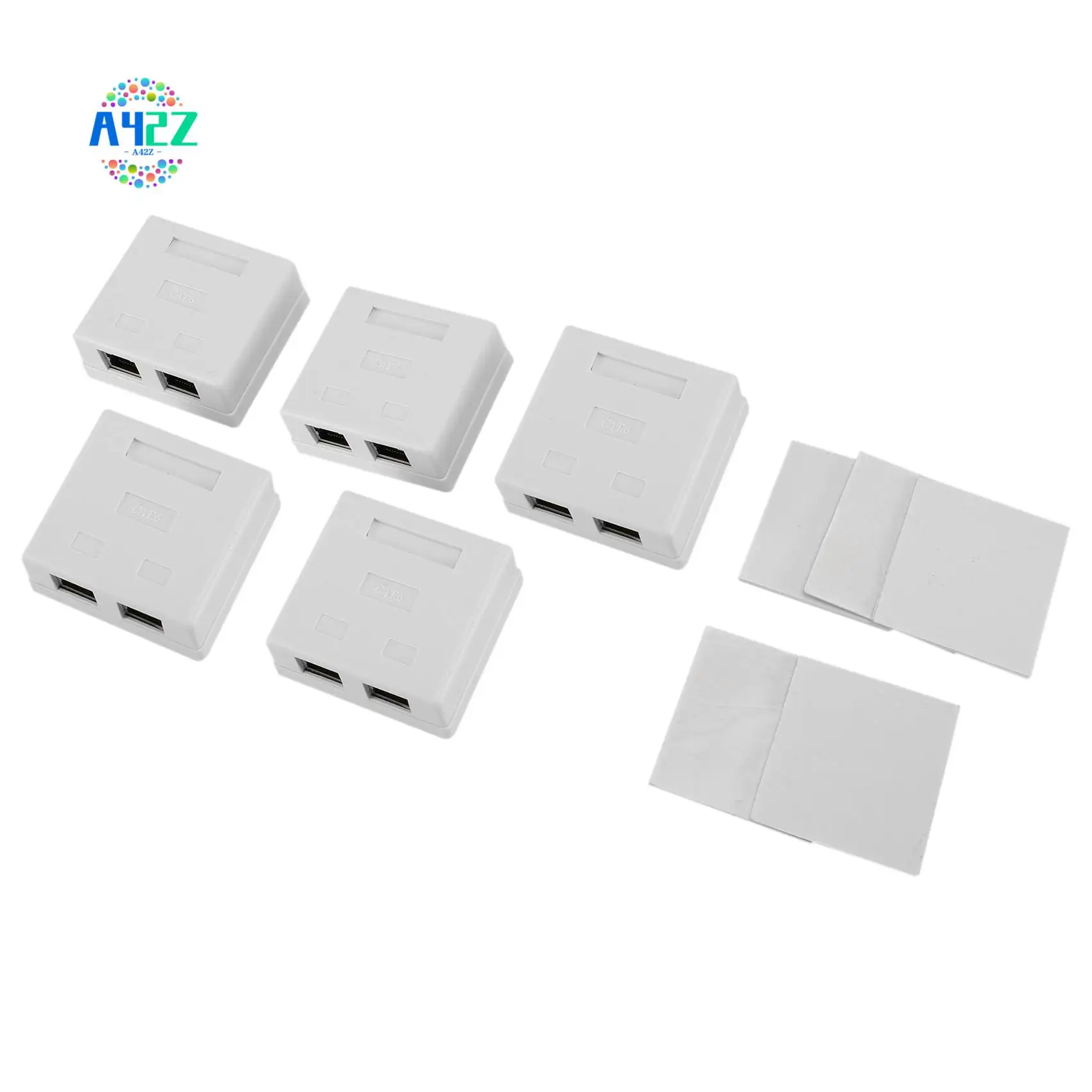 

A42Z-RJ45 Network Socket - Shielded Surface Mounted Double Wall Socket With CAT6A Ethernet LAN Cable Port For Network Cable