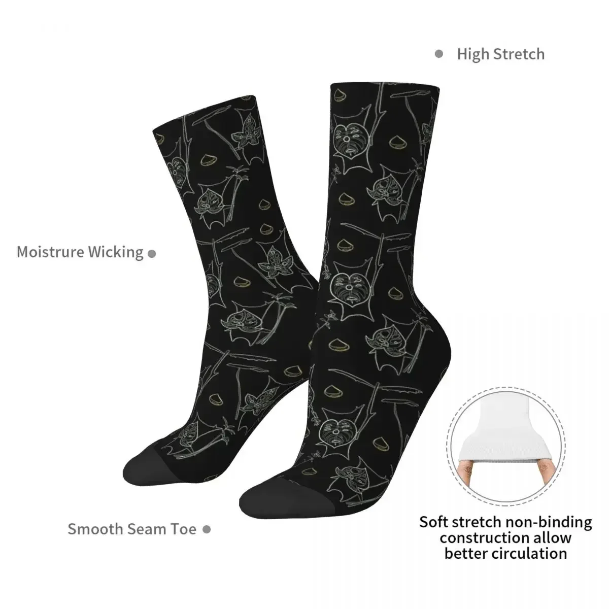 Yahaha! Koroks Socks Harajuku Super Soft Stockings All Season Long Socks Accessories for Unisex Gifts