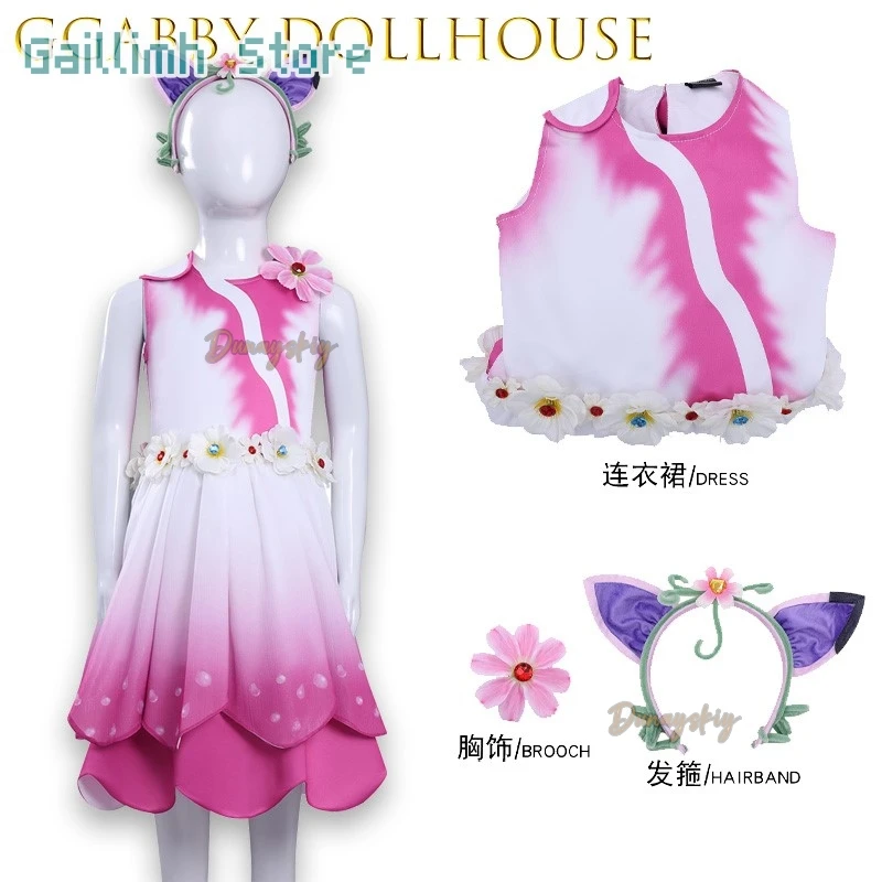 

GaAbbys кукольный домик, трансформация фильма, костюмы для косплея для детей, наряд персонажа для девочек, костюмы на Хэллоуин, аниме, Хэллоуин ‌