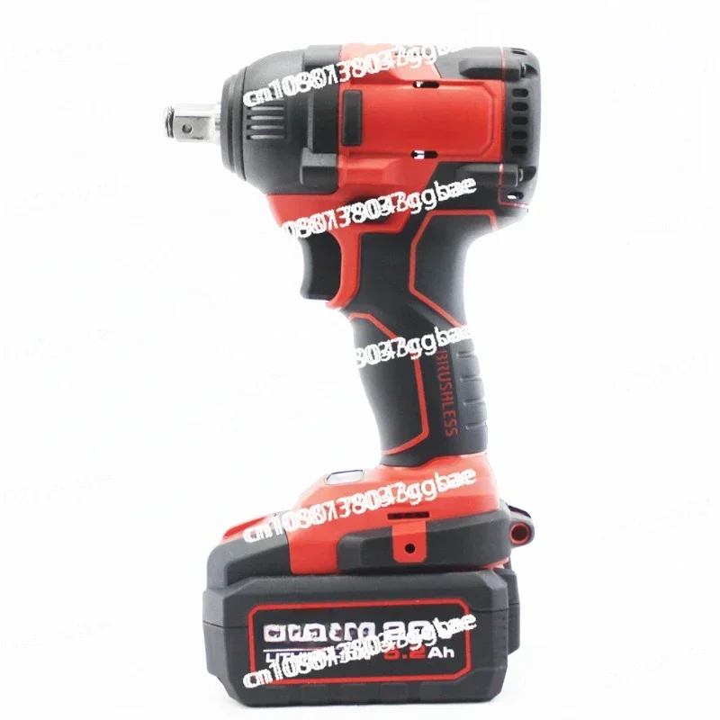 20V Lithium Battery Brushless Rechargeable Impact Wrench Large Torque Air Cannon Rack