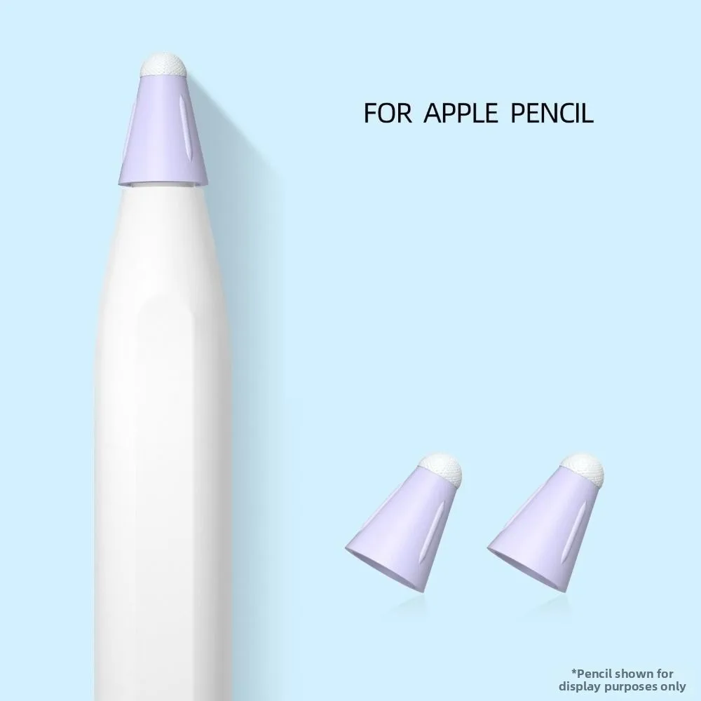 8Pcs Noise Reducing Pencil Replacement Tip Paper-Like with Storage Box Pen Tips Silicone for Apple Pencil 1 2 Pro USB-C