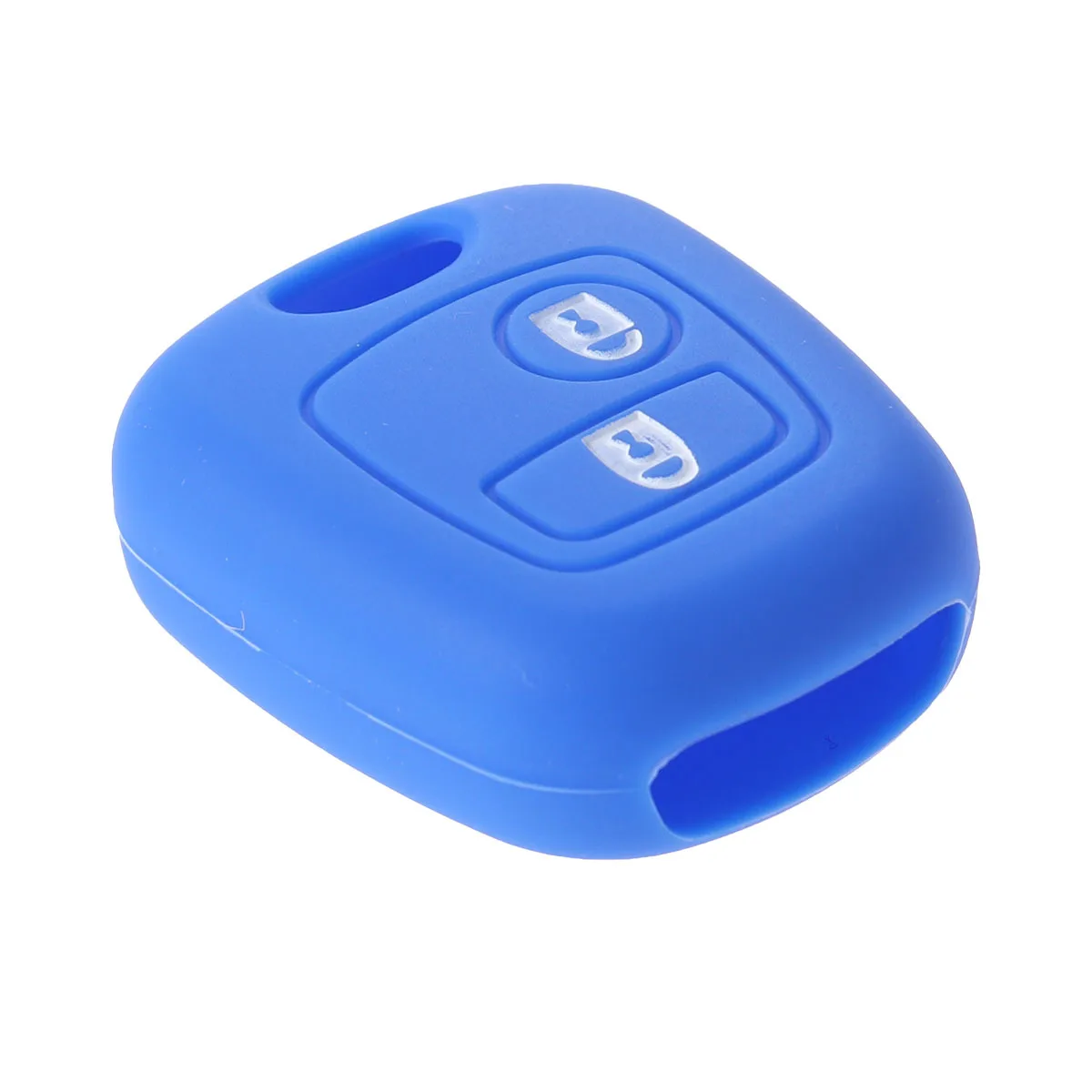 

Car Key Case Cover Blue Silicone Organizer Anti Crash Scratch Proof Durable Easy to Clean Eco Friendly Material
