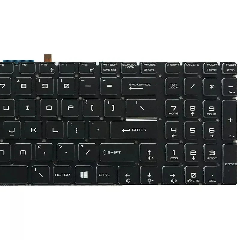 

Новая американская клавиатура для MSI CR62 CX62 CR72 CX72 CX62 2QD CX62 7QL с цветной подсветкой