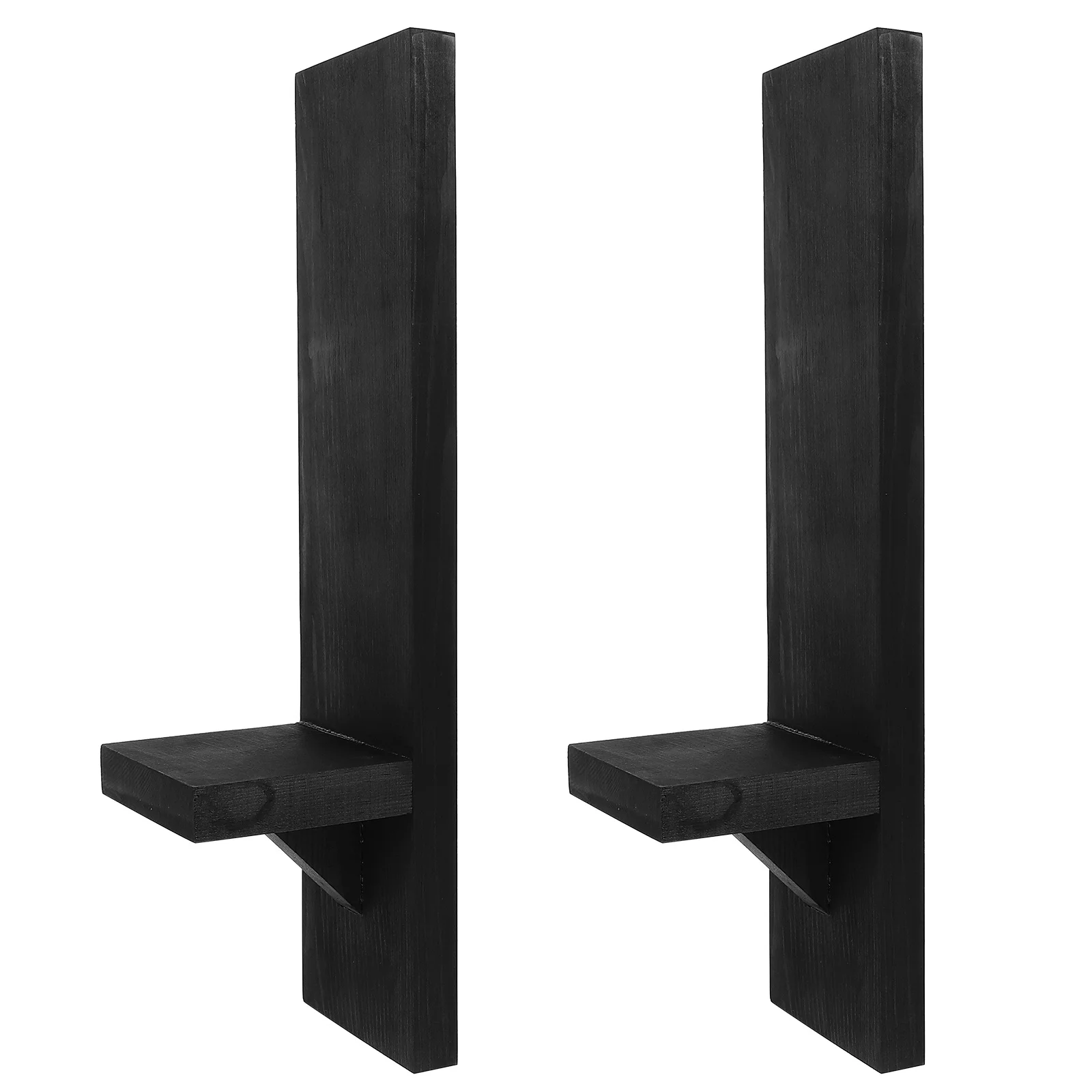 

2Pcs Wall Mounted Holder Wooden Sconces Rustic Tea Light Votive Home Decor Wedding Anniversary Party Decoration