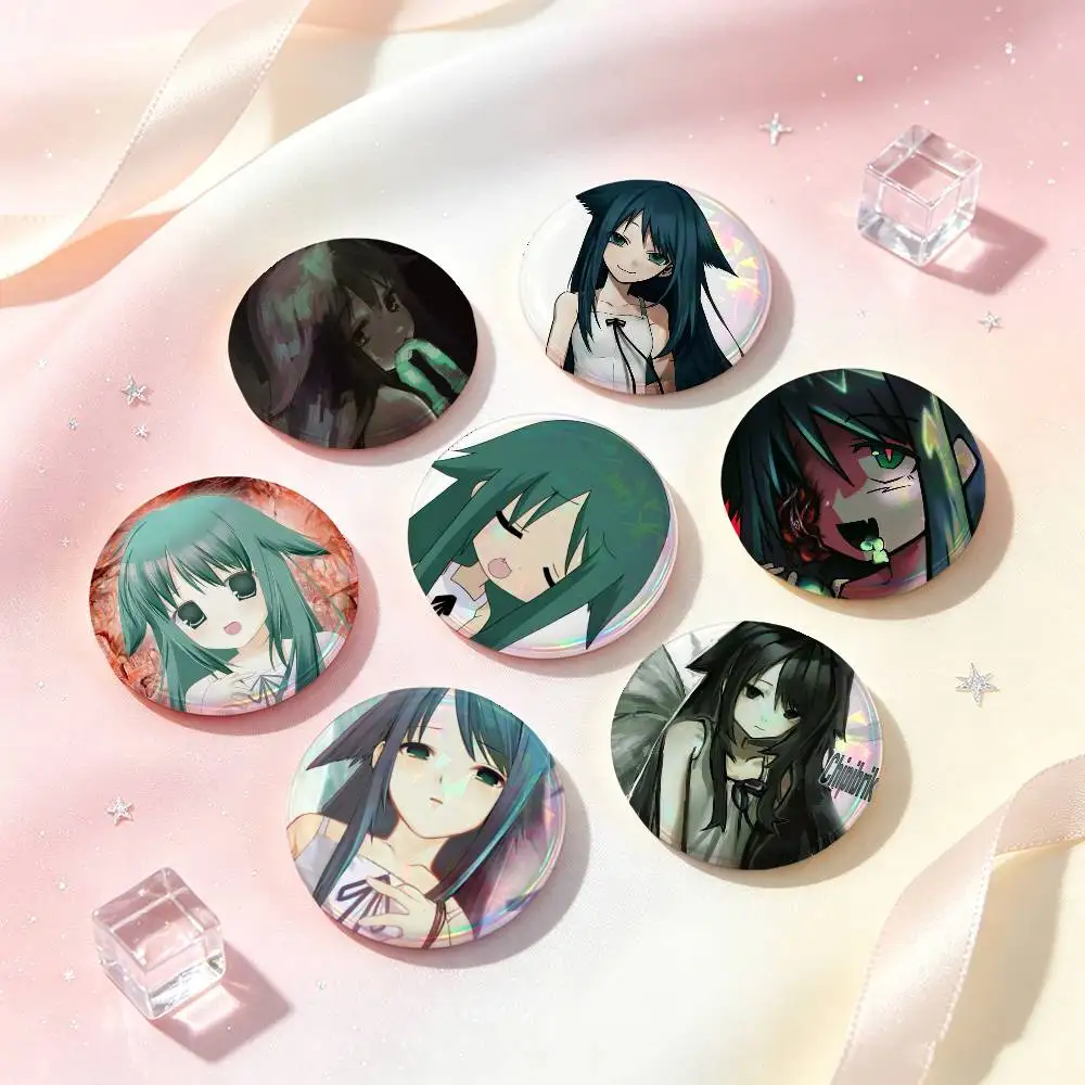 The S-Song Of S-Saya Badges Button Round Creative Pin Brooch Badge Bag Decor Accessories Fans Collect Friends Gifts