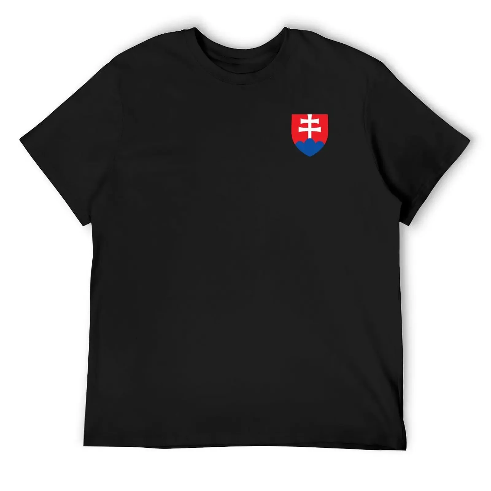 Coat of Arms of Slovakia Slovak National Symbol T-Shirt shirts graphic tee heavyweights mens big and tall t shirts