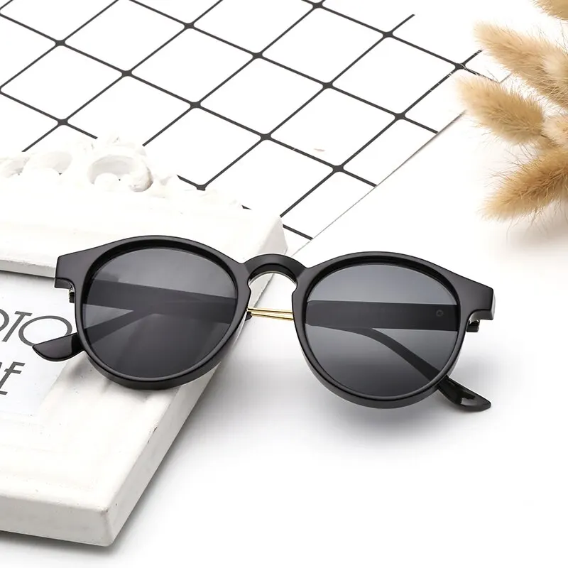 Sunglasses Retro Round Female Male Brand Design Transparent Female Sunglasses Men And Women Sunglasses Uv400 2023