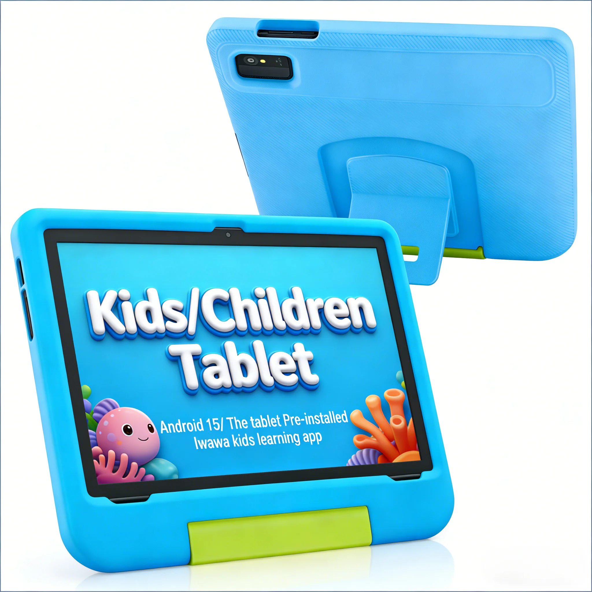 ANRY Kids Educational Tablet CH10PRO 10.1 Inch Android 15 Octa-Core 8GB+64GB WiFi 6 EVA Protective Case Parental Control 5000mAh