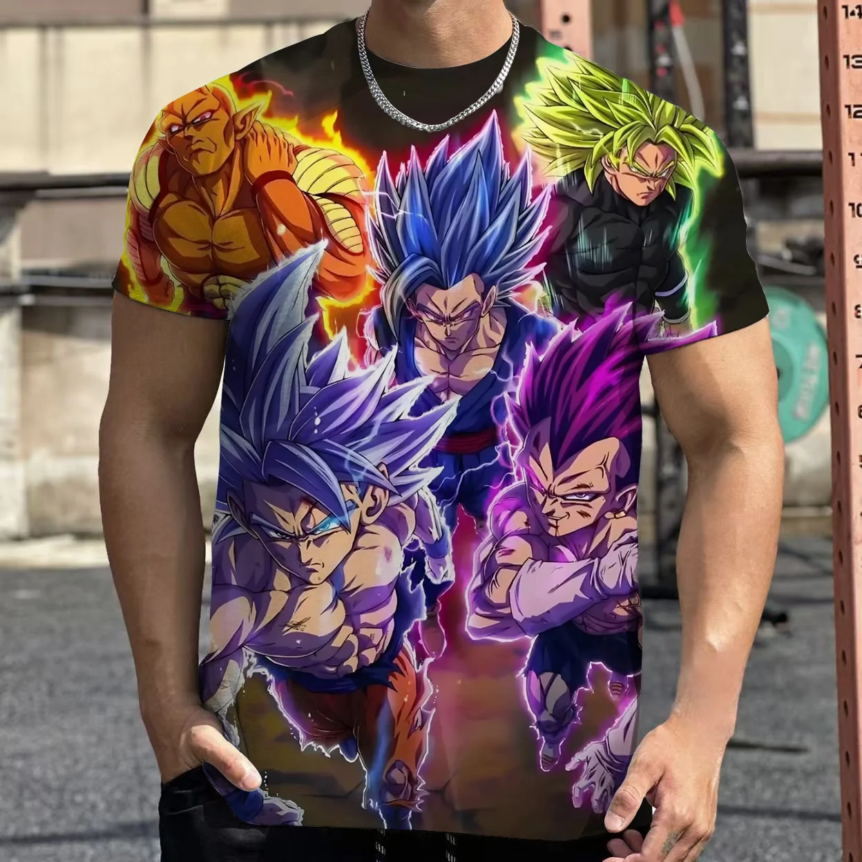 

Hot Selling Dragon Ball Kids T-shirt Goku Cartoon Anime Printed Boys Girls Clothes Short Sleeve Cotton Tees Baby Toddler Tops